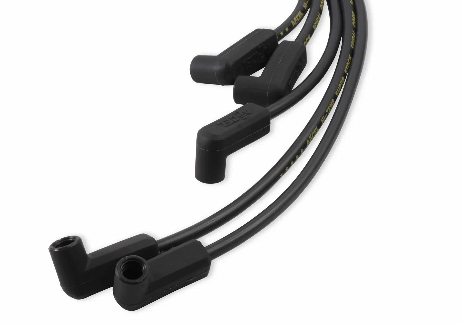 Spark Plug Wire Set- 8mm - Super Stock - Custom - Black Wire - 5114K